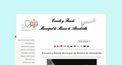 Desktop Screenshot of bandamunicipalalmedinilla.com